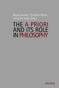 Cover: The A Priori and Its Role in Philosophy - Brill Deutschland