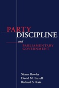 Cover: Party Discipline and Parliamentary Government - Ohio State University Press