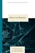 Cover: Hegel on Hamann - Northwestern University Press