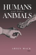 Cover: Humans and Other Animals - Ohio State University Press
