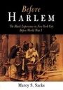 Cover: Before Harlem - University of Pennsylvania Press
