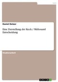 Cover: Eine Darstellung der Keck / Mithouard Entscheidung - Grin Verlag