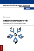 Cover: Verdeckte Verbraucherprofile - Tectum Wissenschaftsverlag