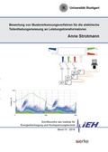 Cover: Bewertung von Mustererkennungsverfahren f&uuml;r die elektrische Teilentladungsmessung an Leistungstransformatoren - sierke VERLAG - Sierke WWS GmbH