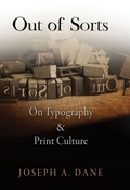 Cover: Out of Sorts - University of Pennsylvania Press