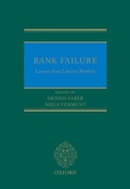 Cover: Bank Failure: Lessons from Lehman Brothers - Oxford University Press