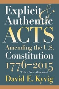 Enlarge image Cover: Explicit and Authentic Acts - University Press of Kansas