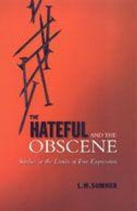 Enlarge image Cover: The Hateful and the Obscene - University of Toronto Press