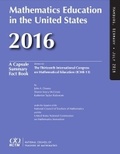 Cover: Mathematics Education in the United States 2016 - National Council of Teachers of Mathematics,U.S.
