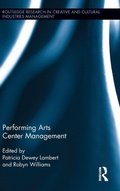 Cover: Performing Arts Center Management - Routledge