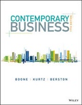 Cover: Contemporary Business - Wiley