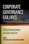 Cover: Corporate Governance Failures - University of Pennsylvania Press