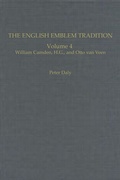 Cover: The English Emblem Tradition - University of Toronto Press
