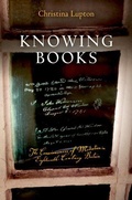 Cover: Knowing Books - University of Pennsylvania Press