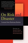 Cover: On Risk and Disaster - University of Pennsylvania Press