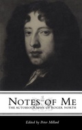 Cover: Notes of Me - University of Toronto Press
