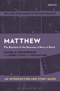 Cover: Matthew: An Introduction and Study Guide - T&T Clark
