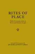 Cover: Rites of Place - Northwestern University Press