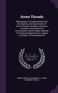 Enlarge image Cover: Screw Threads - Palala Press