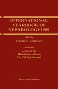 Cover: International Yearbook of Nephrology 1989 - Springer
