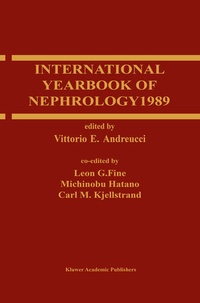 Enlarge image Cover: International Yearbook of Nephrology 1989 - Springer