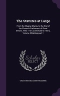 Cover: The Statutes at Large - Palala Press