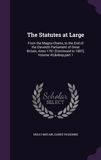 Enlarge image Cover: The Statutes at Large - Palala Press