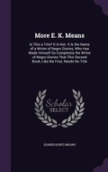 Cover: More E. K. Means - Palala Press