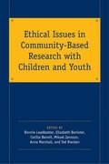 Cover: Ethical Issues in Community-Based Research with Children and Youth - University of Toronto Press