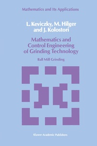 Enlarge image Cover: Mathematics and Control Engineering of Grinding Technology - Springer