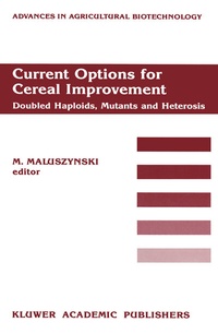 Enlarge image Cover: Current Options for Cereal Improvement - Kluwer Academic Publishers
