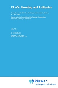 Enlarge image Cover: Flax: Breeding and Utilisation - Kluwer Academic Publishers