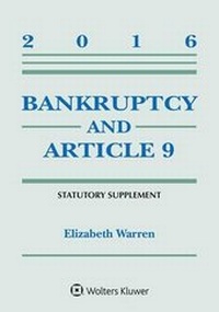 Abbildung von: Bankruptcy and Article 9 2016 Statutory Supplement - Aspen Publishers