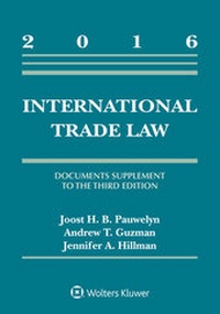 Enlarge image Cover: International Trade Law - Aspen Publishers Inc.,U.S.