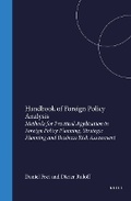 Cover: Handbook of Foreign Policy Analysis - Kluwer Academic Publishers