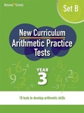 Cover: New Curriculum Arithmetic Tests Year 3 Set B - Rising Stars UK Ltd