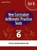 Cover: New Curriculum Arithmetic Tests Year 6 Set B - Rising Stars UK Ltd