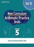 Cover: New Curriculum Arithmetic Tests Year 5 Set B - Rising Stars UK Ltd