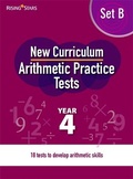 Cover: New Curriculum Arithmetic Tests Year 4 Set B - Rising Stars UK Ltd