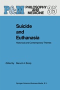 Cover: Suicide and Euthanasia - Springer