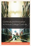 Cover: Continuity and Innovation in Honors College Curricula - Rowman & Littlefield Publishers