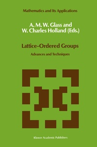 Abbildung von: Lattice-Ordered Groups - Kluwer Academic Publishers