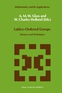 Cover: Lattice-Ordered Groups - Springer