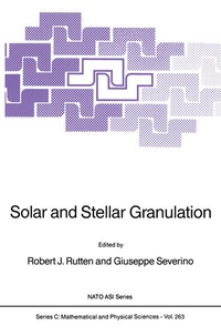 Enlarge image Cover: Solar and Stellar Granulation - Springer