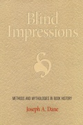 Cover: Blind Impressions - University of Pennsylvania Press
