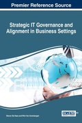 Cover: Strategic IT Governance and Alignment in Business Settings - Information Science Reference