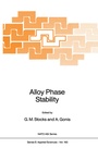 Cover: Alloy Phase Stability - Springer