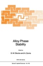 Cover: Alloy Phase Stability - Springer