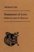 Cover: Thomas Usk's Testament of Love - University of Toronto Press