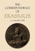 Cover: The Correspondence of Erasmus - University of Toronto Press